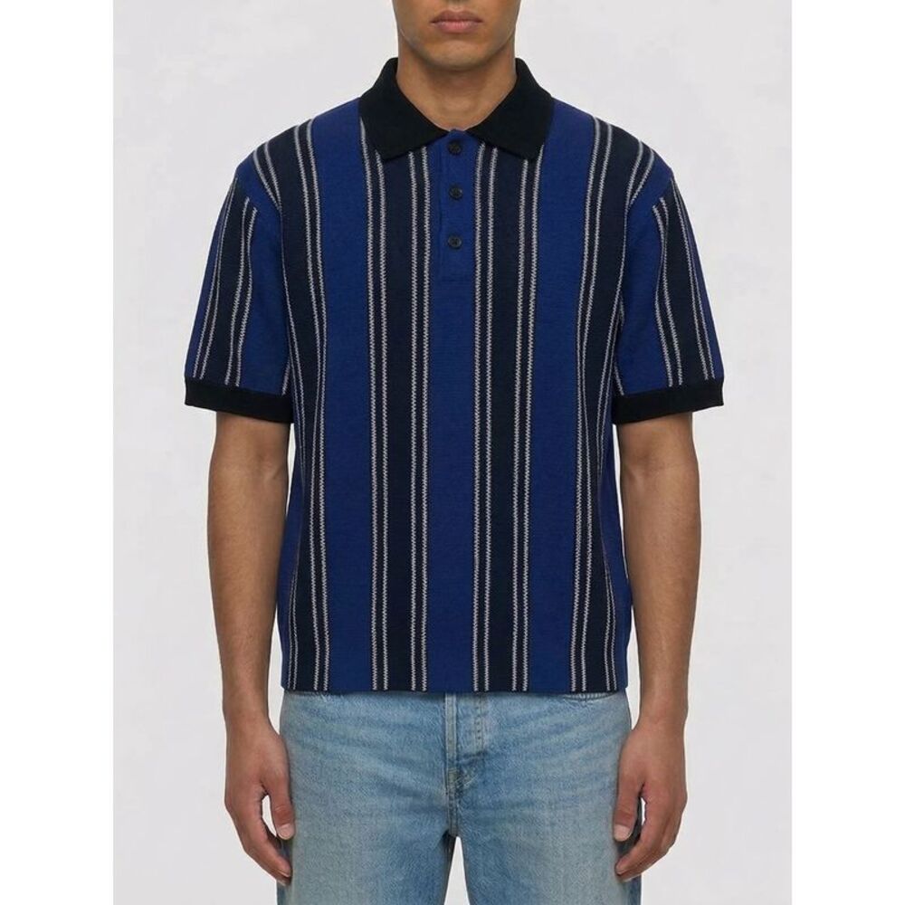 Junya Watanabe Polo Shirt Men Blue